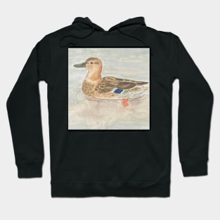 Mallard duck female Hoodie